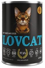 ALL FOR CATS Lovcat Best Turkey & Goose Konzerva 400G