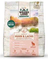 ALL FOR CATS Wildes Land Cat Classic Adult Huhn & Lachs 400G