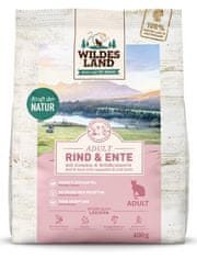 ALL FOR CATS Wildes Land Cat Classic Adult Rind & Ente 400 G