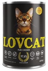 ALL FOR CATS Lovcat Pure Chicken Konzerva 400G