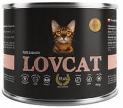 ALL FOR CATS Lovcat Pure Salmon Konzerva 190G