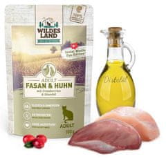 ALL FOR CATS Wildes Land Cat Classic Adult Fasan & Huhn Sáček 100G