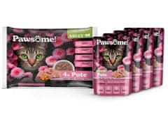 ALL FOR CATS Pawsome Adult Pute - Krůta Sáčky 4X85G