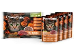 ALL FOR CATS Pawsome Adult Ente - Kachní Sáčky 4X85G