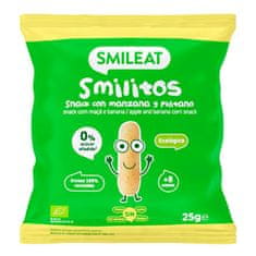 SMILEAT SMILEAT BIO kukuřičné křupky banán a jablko 8m+ 25g