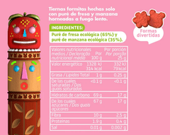 SMILEAT SMILEAT Eco Triboo ovocné jablkovo-jahodové bonbony 25 g