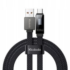 Mcdodo Mcdodo Usb-C Rychlonabíjecí Kabel Pro Samsung Xiaomi Typ C 6A 100W 1M Led