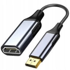 CO2 Co2 Adaptér Displayport Na Hdmi 2.1 Dp Kabel - Hdmi Fhd 240Hz 8K 60Hz Hdr