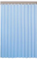 AQUALINE  Sprchový závěs 180x180cm, vinyl, modrá - 0201003 M