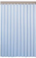 AQUALINE  Sprchový závěs 180x200cm, vinyl, modrá - 0201004 M