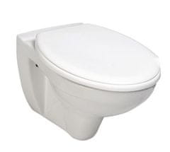 AQUALINE  TAURUS závěsná WC mísa, 36x54,5cm, bílá - LC1582