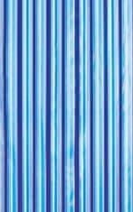AQUALINE  Sprchový závěs 180x180cm, vinyl, modrá, pruhy - ZV011