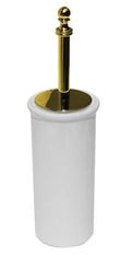 SAPHO  PERLA WC štětka na postavení, keramika, zlato - PE1205
