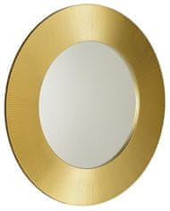 SAPHO  SUNBEAM kulaté zrcadlo v dřevěném rámu ø 90cm, zlatá - SB900