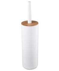 AQUALINE  SNOW WC štětka na postavení, bílá/bambus - 7582