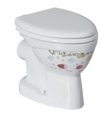 Creavit  KID WC mísa kombi, zadní odpad, dekor - CK310.11CB00E.FF00
