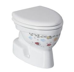 Creavit  KID WC mísa kombi, spodní odpad, dekor - CK300-11CB00E-FF00