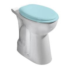 Creavit  HANDICAP WC mísa kombi, zvýšený sedák, spodní odpad, 36,5x67,2cm, bílá - BD305