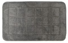 Ridder  DELHI Koupelnová předložka 50x80cm s protiskluzem, 100% polyester, tmavě šedá - 1712300