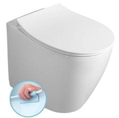 ISVEA  SENTIMENTI stojící WC Rimless, 36x52 cm, bílá - 10SM10004SV