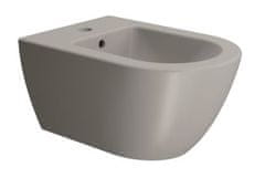 Gsi  PURA bidet závěsný, 36x55cm, tortora mat - 8865105