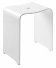 Ridder  TRENDY koupelnová stolička 40x48x27,5cm, bílá mat - A211101