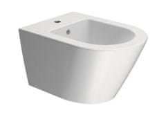 Gsi  KUBE X bidet závěsný 36x50cm, bílá mat - 9464109