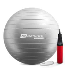 Hs Hop-Sport Gymnastický míč fitness 65cm - stříbrný	