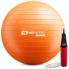 Hs Hop-Sport Gymnastický míč fitness 65cm s pumpou - oranžový