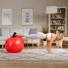 Hs Hop-Sport Gymnastický míč s výčnělky 65cm červený