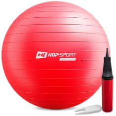 Hs Hop-Sport Gymnastický míč fitness 75cm s pumpou - červený