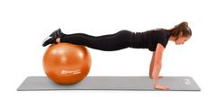 Hs Hop-Sport Gymnastický míč fitness 65cm s pumpou - oranžový