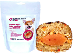 Lk Baits LK Baits Pet Nutrigel Dog,Losos s Kloubní Výživou a OMEGA-3,S-M,150g
