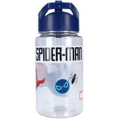 Vadobag Plastová láhev na pití Spiderman s brčkem