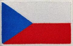 Daklos Nášivka vlajka Česká republika se suchým zipem - 8 x 5 cm