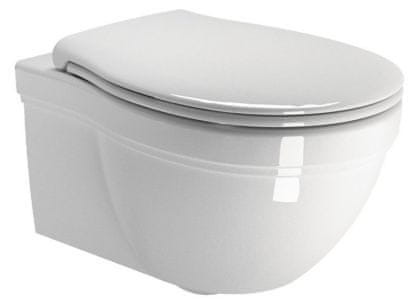Gsi  CLASSIC závěsná WC mísa, 37x55cm, bílá ExtraGlaze - 871211