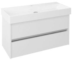 SAPHO  NIRONA umyvadlová skříňka 95x51,5x43 cm, bílá - NR100-3030