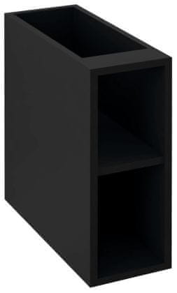 SAPHO  TREOS skříňka spodní policová 20x53x50,5cm, černá mat - TS020-3535