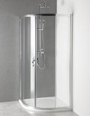 Gelco  AKCE čtvrtkruhová sprchová zástěna 900x900x1900mm, čiré sklo - AG4290