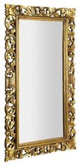 SAPHO  SCULE zrcadlo ve vyřezávaném rámu 80x150cm, zlatá - IN338