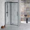 POLYSAN  ALTIS LINE BLACK posuvné dveře 1570-1610mm, výška 2000mm, čiré sklo - AL4312B