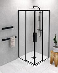POLYSAN  ALTIS LINE BLACK čtvercový sprchový kout 900x900 mm, rohový vstup, čiré sklo - AL1592BAL1592B