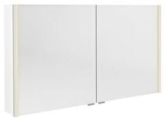 SAPHO  ALIX galerka s LED osvětlením, 2x dvířka, 126x70x17,5cm, bílá - AX126-0030