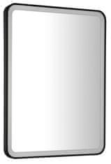 SAPHO  VENERO zrcadlo s LED osvětlením 60x80cm, černá - VR260