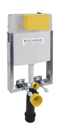 Schwab  SET WC 199 podomítková nádržka pro zazdění 3/6l, DN110mm - T02-0112-0250
