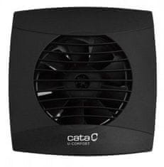 CATA  UC-10 T koupelnový ventilátor axiální s časovačem, 8W, potrubí 100mm, černá - 01202100