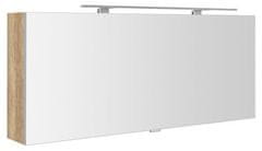 SAPHO  CLOE galerka s LED osvětlením 120x50x18cm, dub alabama - CE120-0022