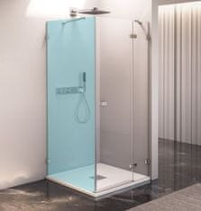 POLYSAN  FORTIS EDGE sprchové dveře bez profilu 800mm, čiré sklo, pravé - FL1280R