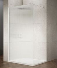 Gelco  VARIO WHITE jednodílná sprchová zástěna k instalaci ke stěně, sklo nordic, 1400 mm - GX1514-07