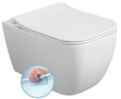 ISVEA  VEA závěsná WC mísa Rimless, 34,5x52cm, bílá - 10VA02001